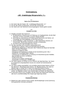 Satzung